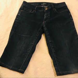 Ann Taylor LOFT- Modern Skinny Denim Shorts